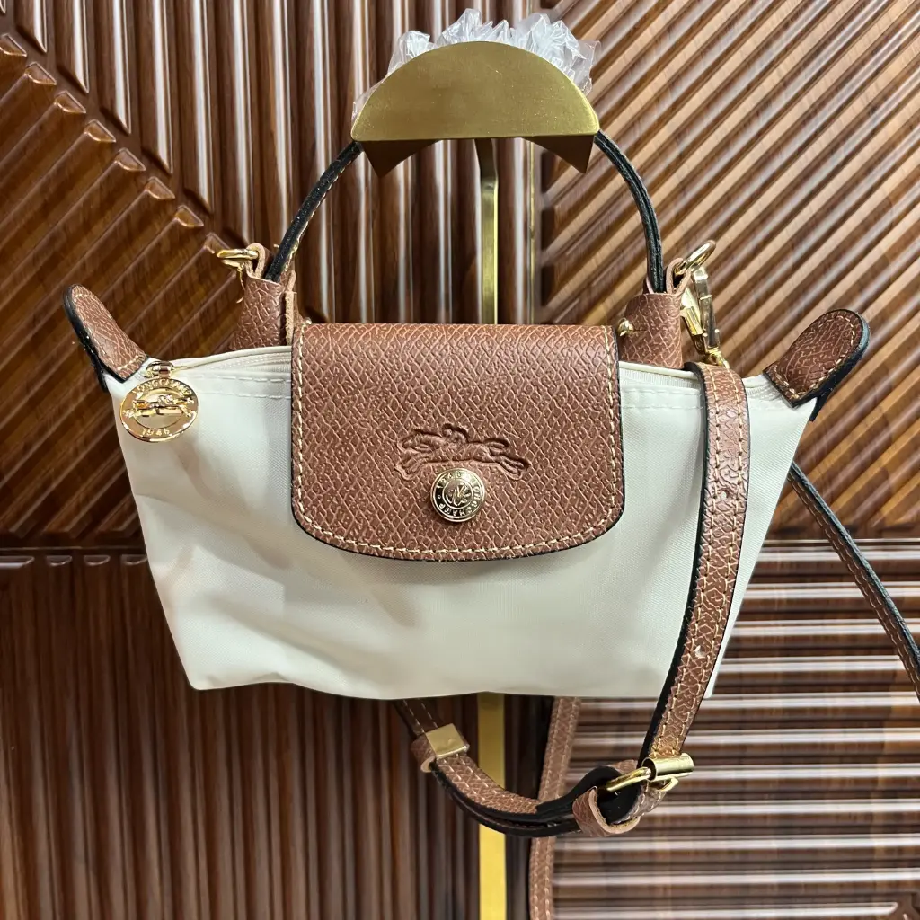 LONGCHAMP Bolsa Le Pliage Mini Beige