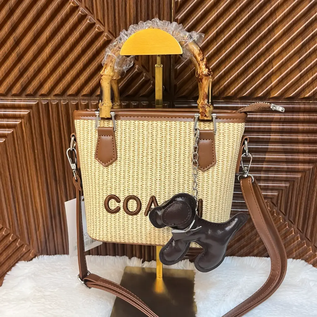 COACH Bolsa Tote Mini Beige c/Café 