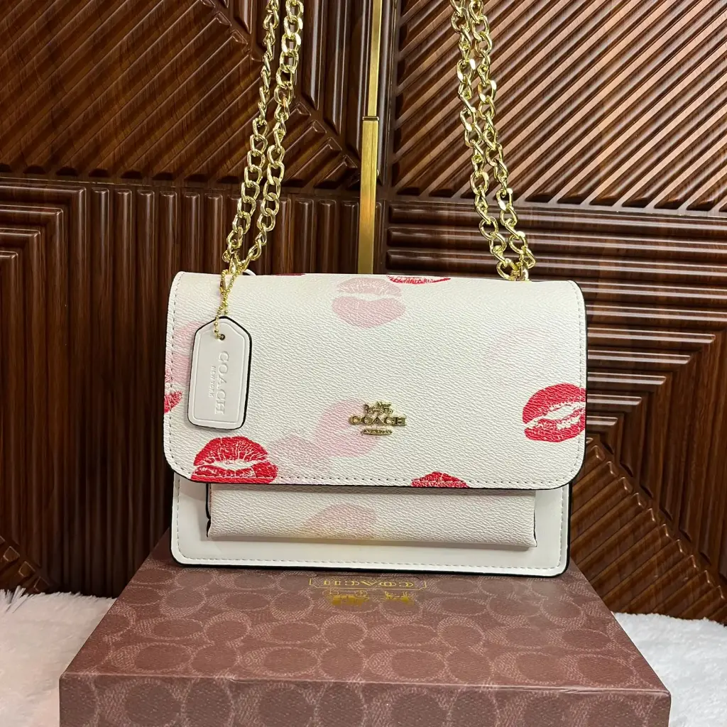 COACH Bolsa Klare Besos Blanca