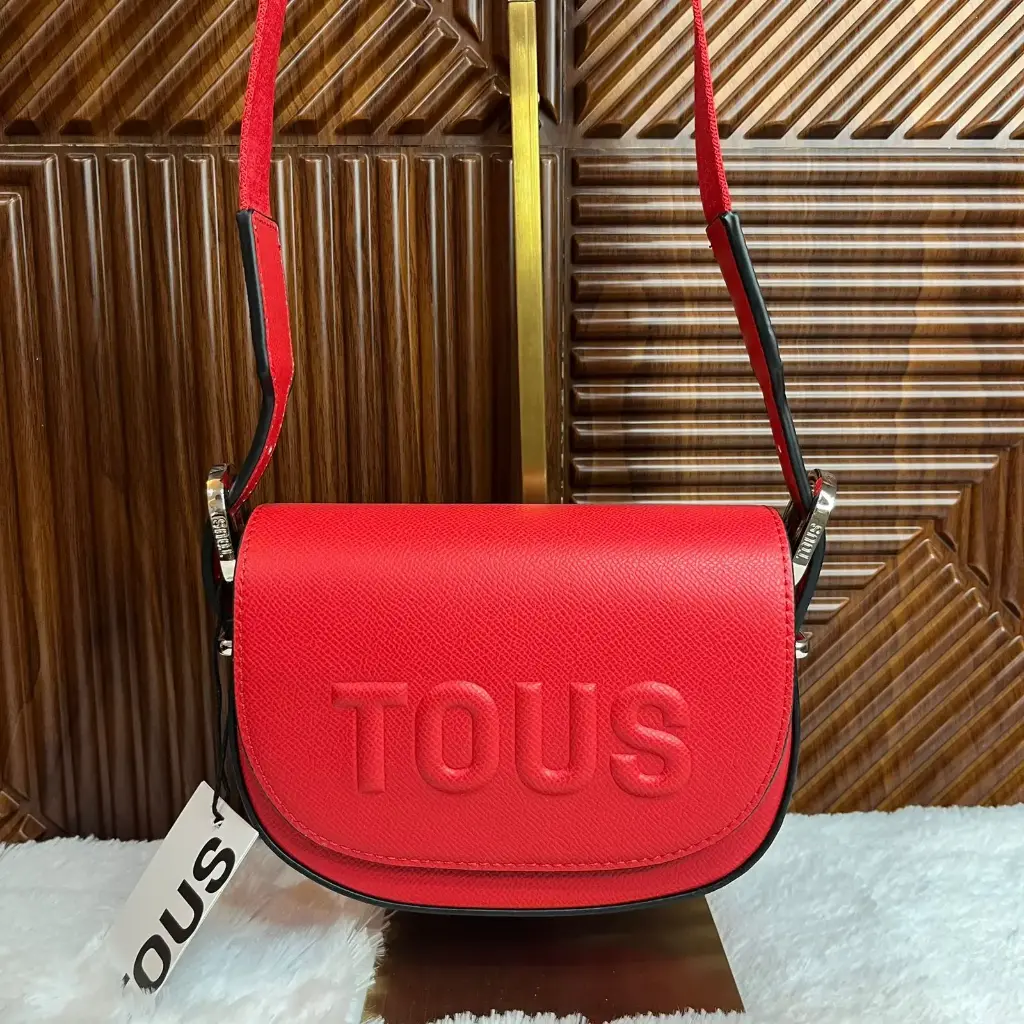 TOUS Bolsa Brenda Mini Crossbody Roja