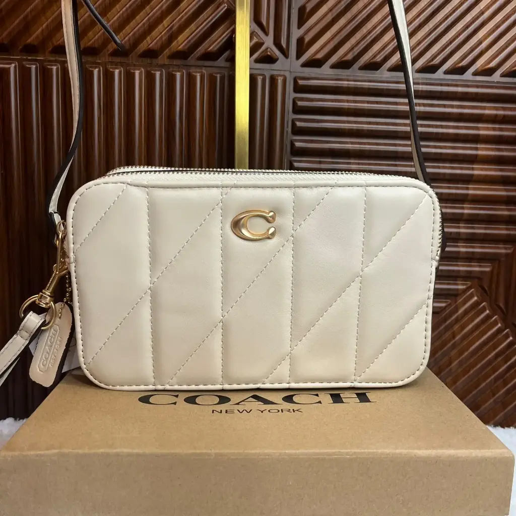 COACH Bolsa Kira Crossbody Blanca