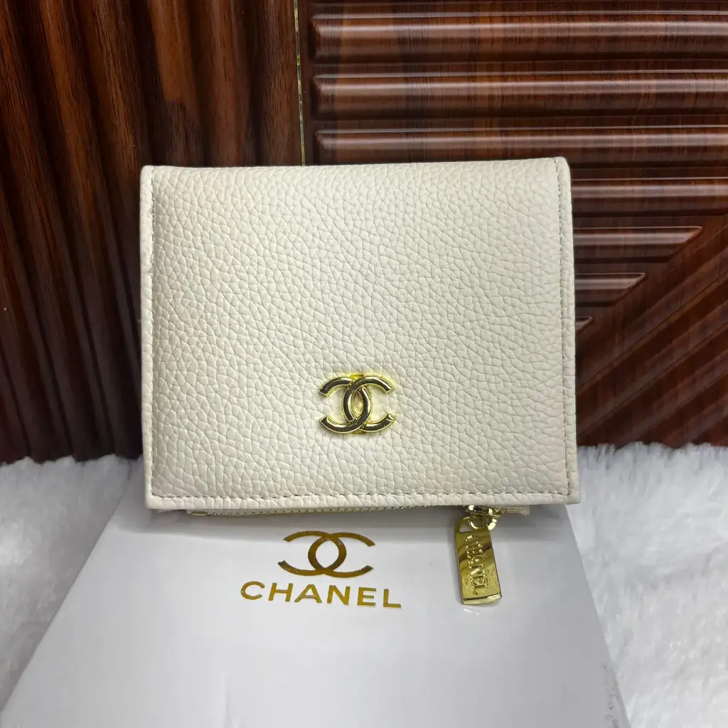 CHANEL Cartera Chica Para Dama Color Blanco 
