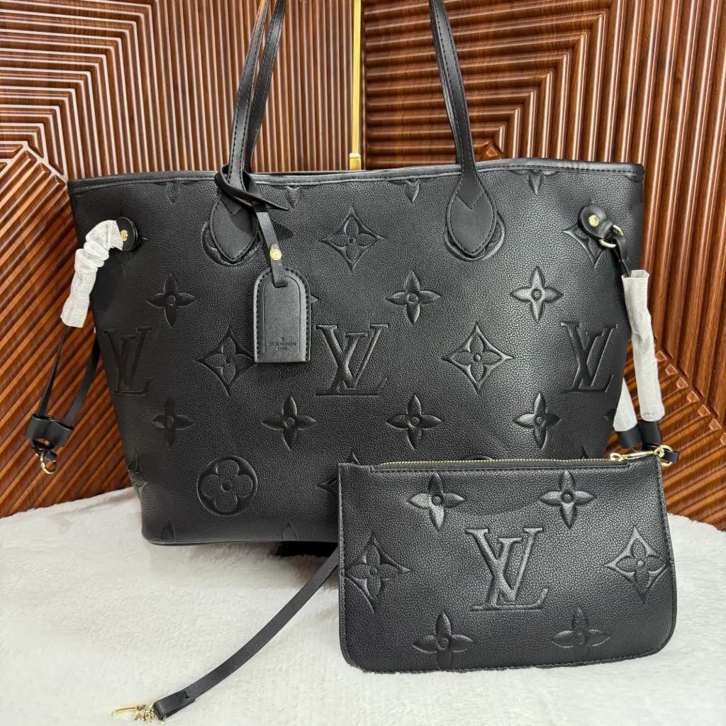 LV Bolsa Tote Neverful Negra