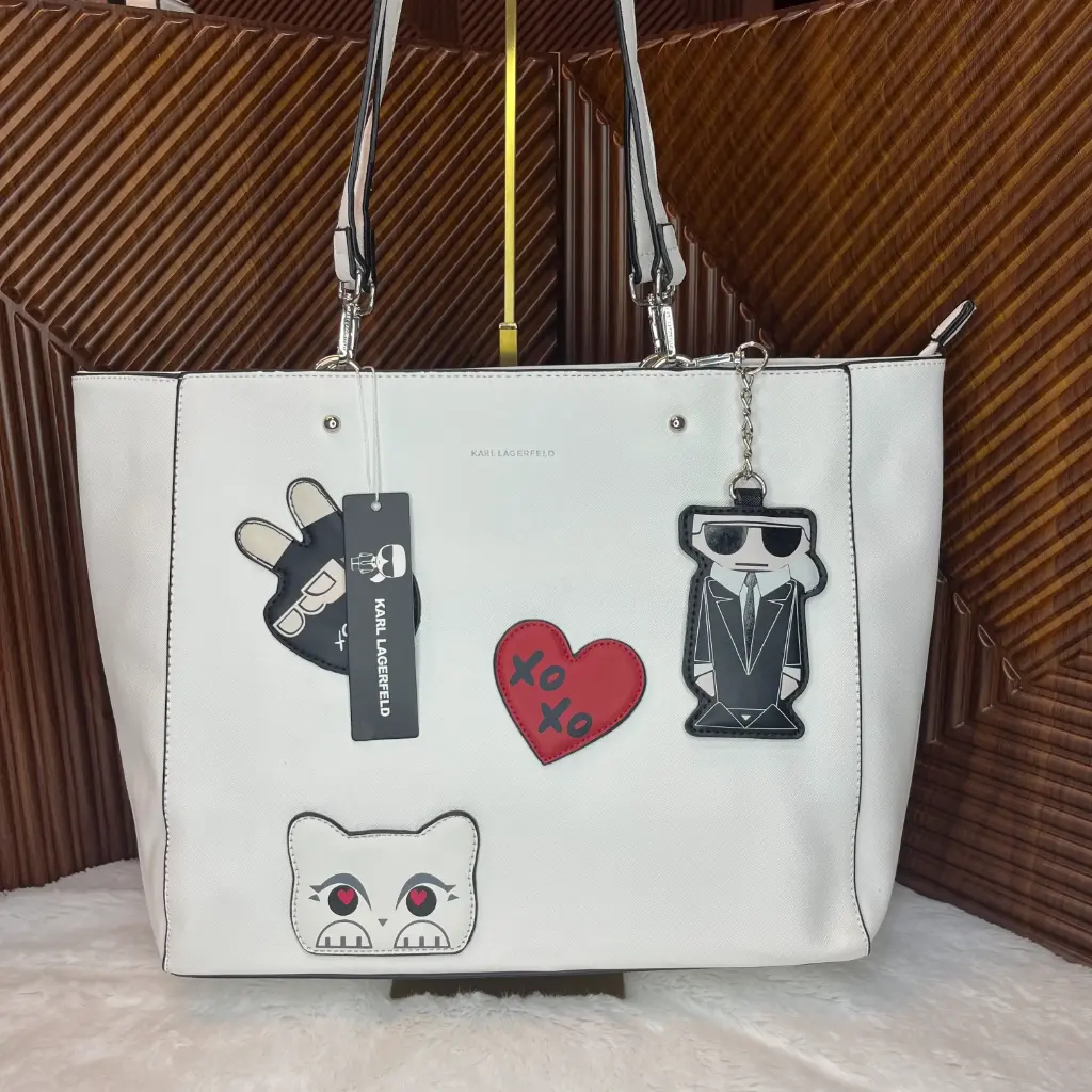 KARL LAGERFELD Bolsa Tote Blanca