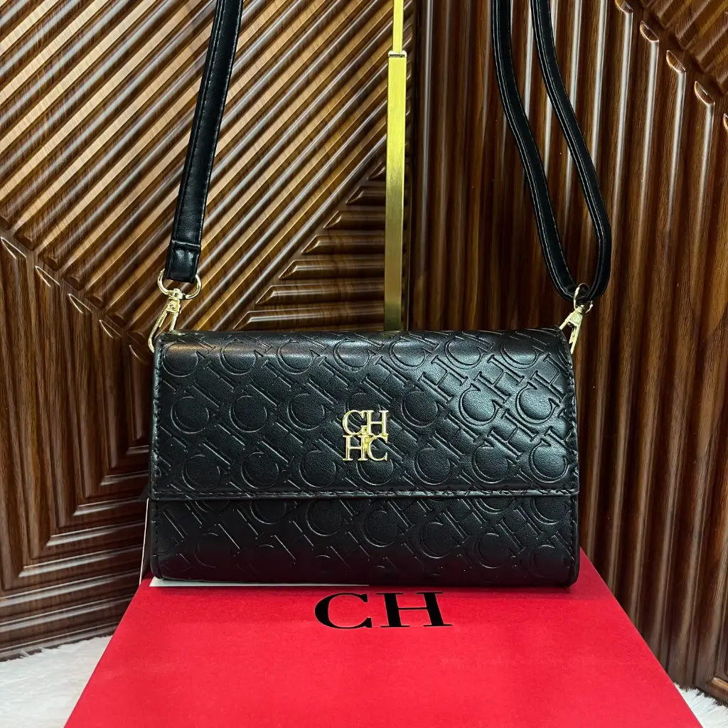 CALORINA HERRERA Bolsa Crossbody Negra