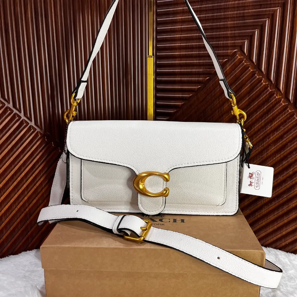 COACH Bolsa Tabby Blanca