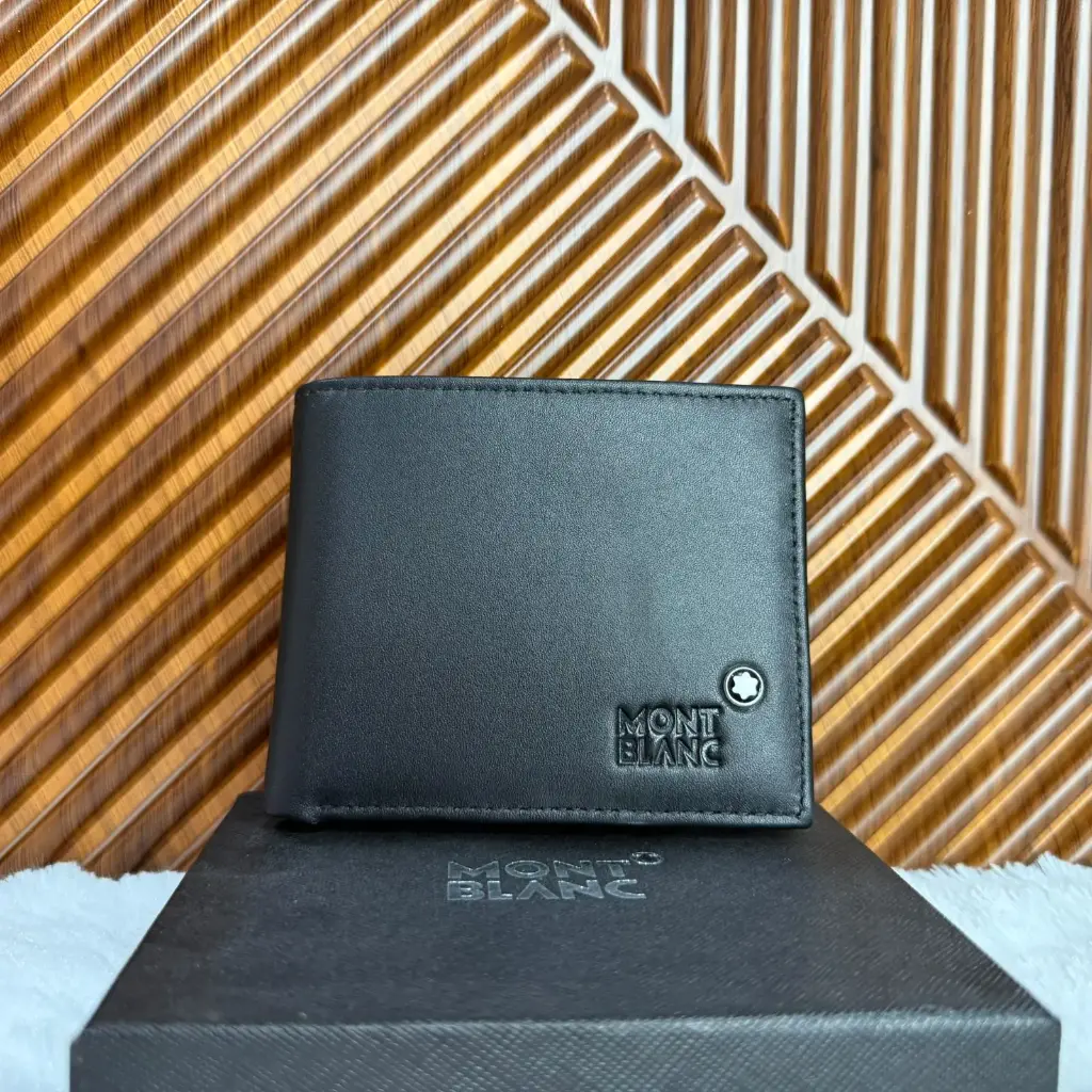MONT BLANC Cartera Para Caballero Negra