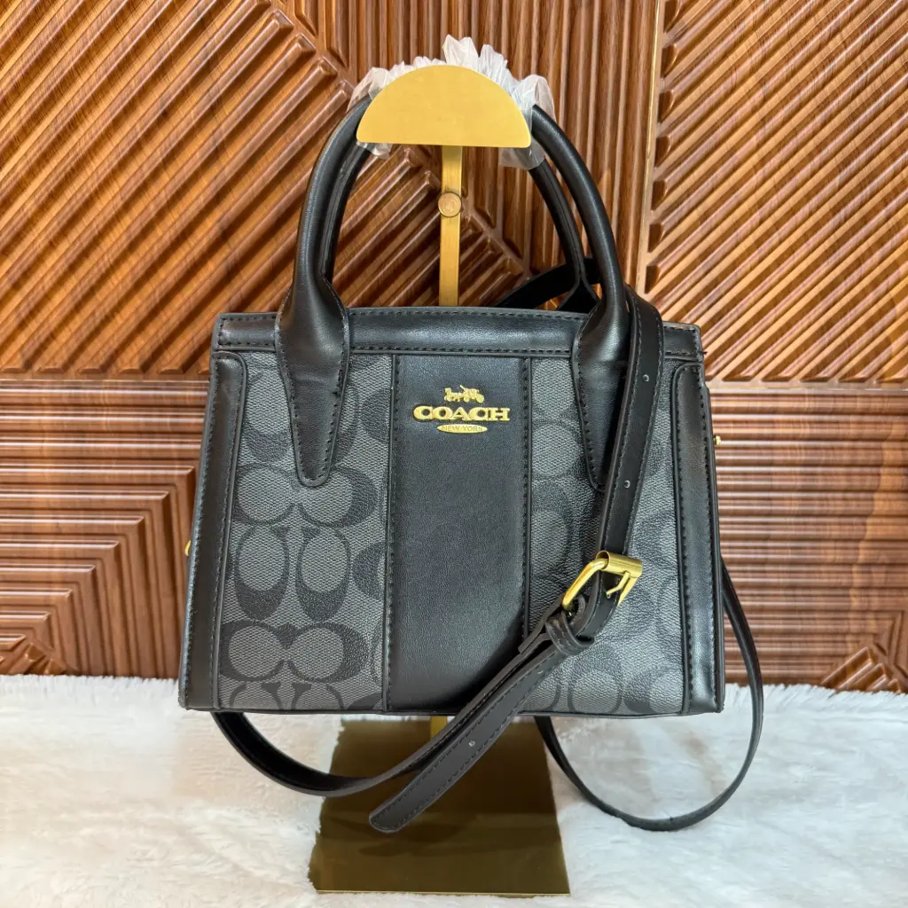 COACH Bolsa Andrea Negra Holograma