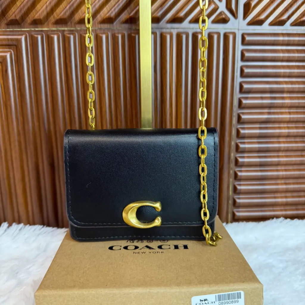COACH Cartera Crossbody Chica Negra