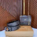 COACH Set Cartera Crossbody con Cinturón Café 