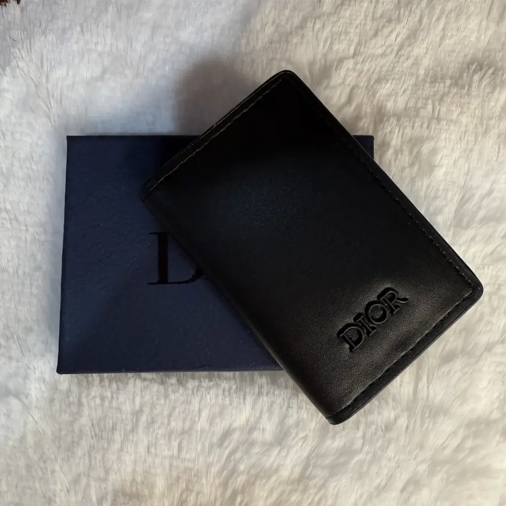 CHRISTIAN DIOR Tarjetero Negro