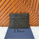 CHRISTIAN DIOR Tarjetero Chico Negro