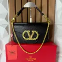 VALENTINO Bolsa de Hombro Locò Negra