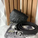 CHRISTIAN DIOR Bolso Cinturón Saddle Negro