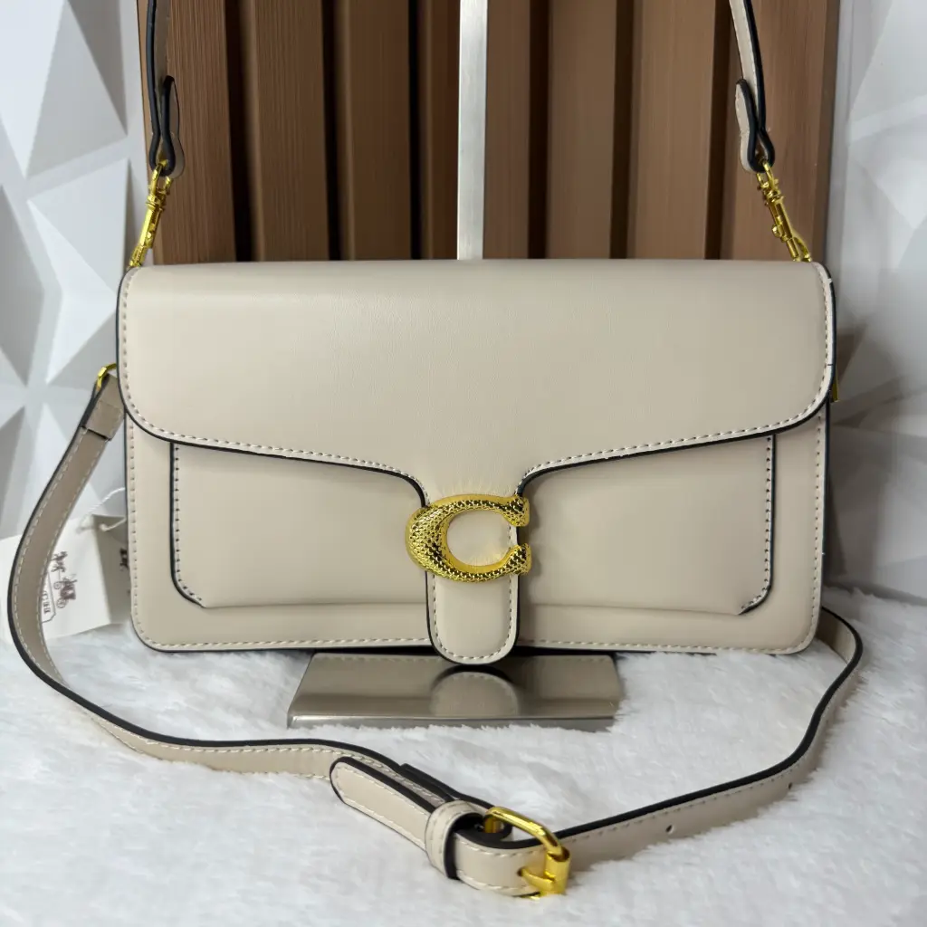 COACH Bolsa Tabby Blanca Hueso c/dorado