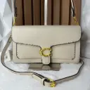 COACH Bolsa Tabby Blanca Hueso c/dorado