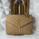 YSL Bolsa LouLou Grande Acolchonada Negra