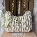 MIU MIU Bolsa Crossbody Matelassé Blanca 