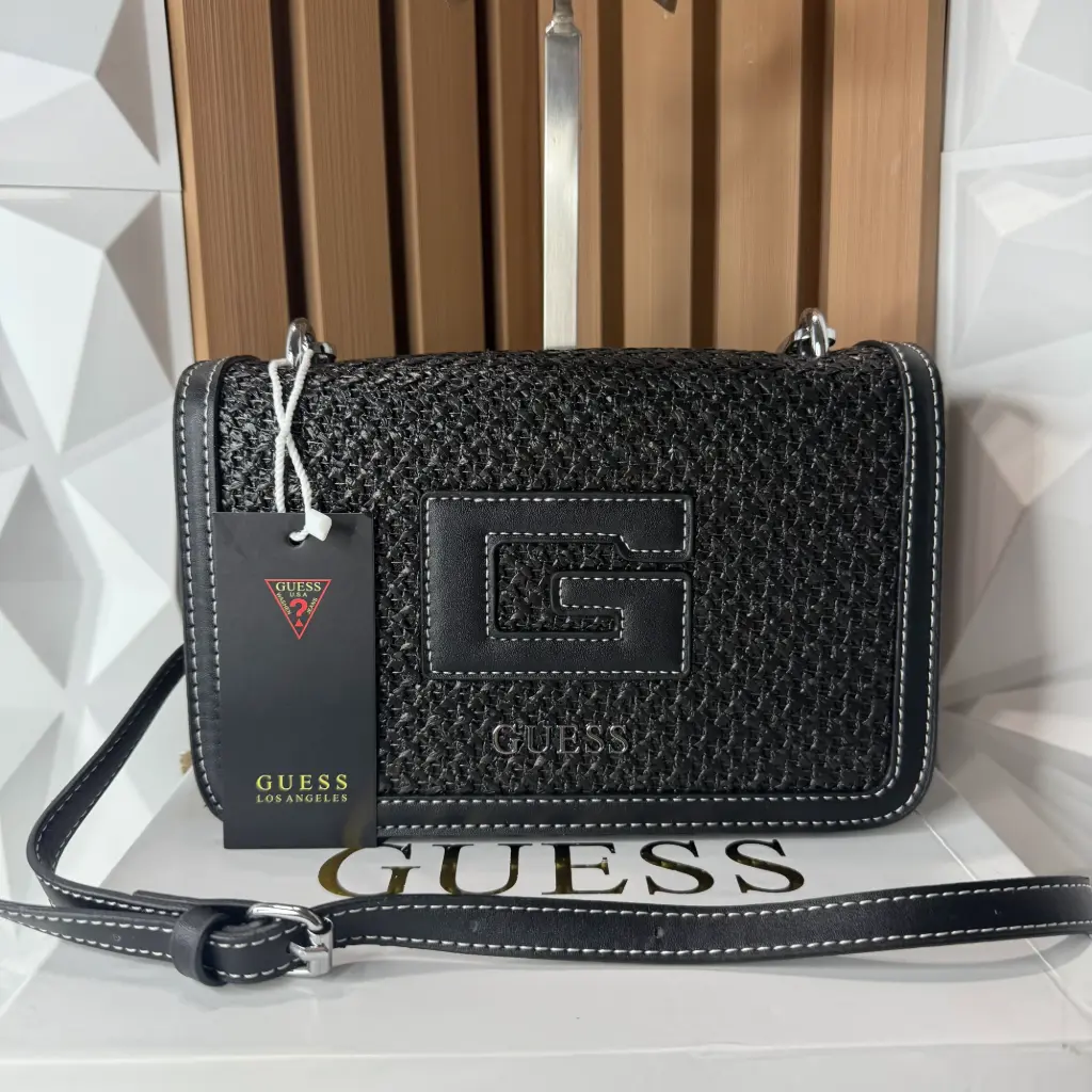 GUESS Bolsa Crossbody Negra