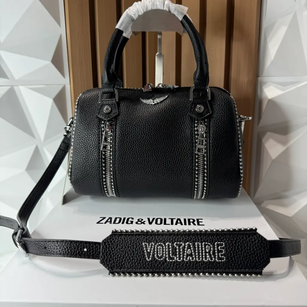 ZADIG & VOLTAIRE Bolsa Sunny Studs Negra