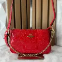 COACH Bolsa Nolita Roja Charol c/Relieves