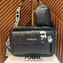 KARL LAGERFELD Bolsa Bandolera Negra 