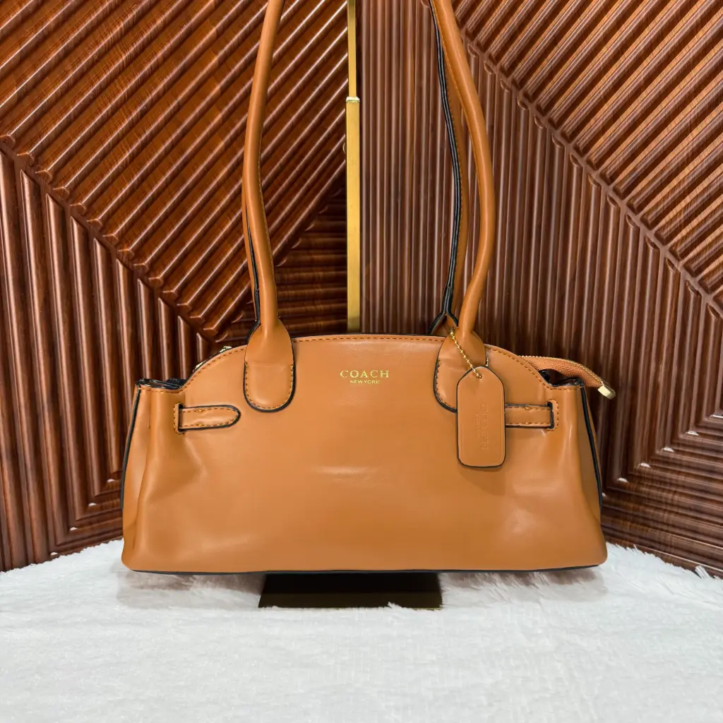 COACH Bolsa Empire Café Camel 