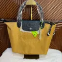 LONGCHAMP Bolsa Le Pliage Mini L Dorada Arena