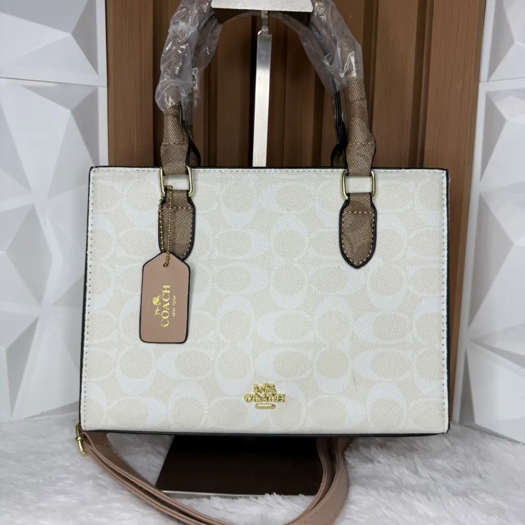 COACH Bolsa Maggie Blanco Holograma