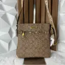 COACH Bolsa Crossbody Correa Ancha Café Holograma