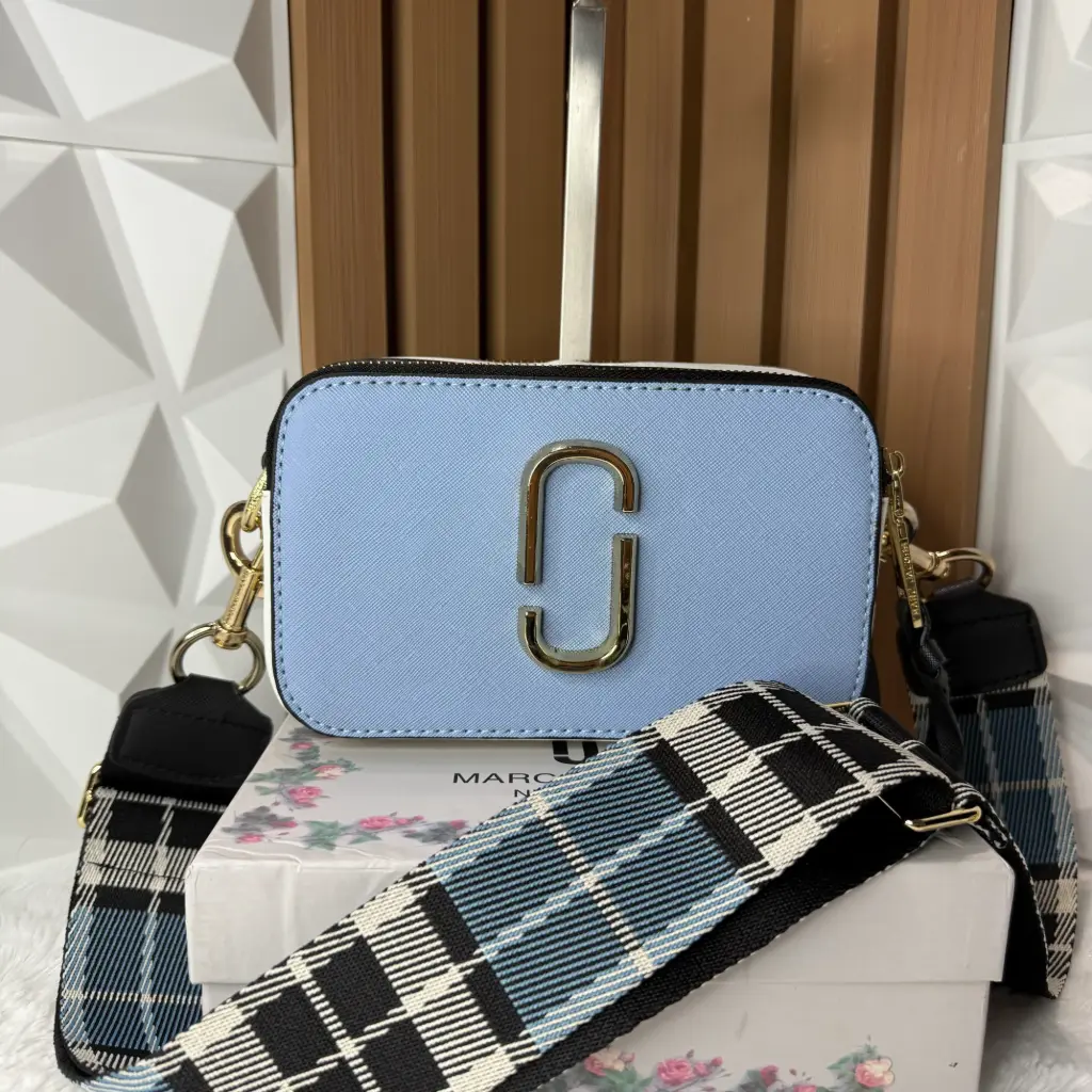 MARC JACOBS Bolsa Snapshot Crossbody Azul Cielo