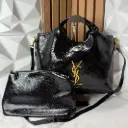 YSL Bolsa Doble Combo Negra