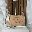 COACH Bolsa Teri Cerezas Beige con Plateado