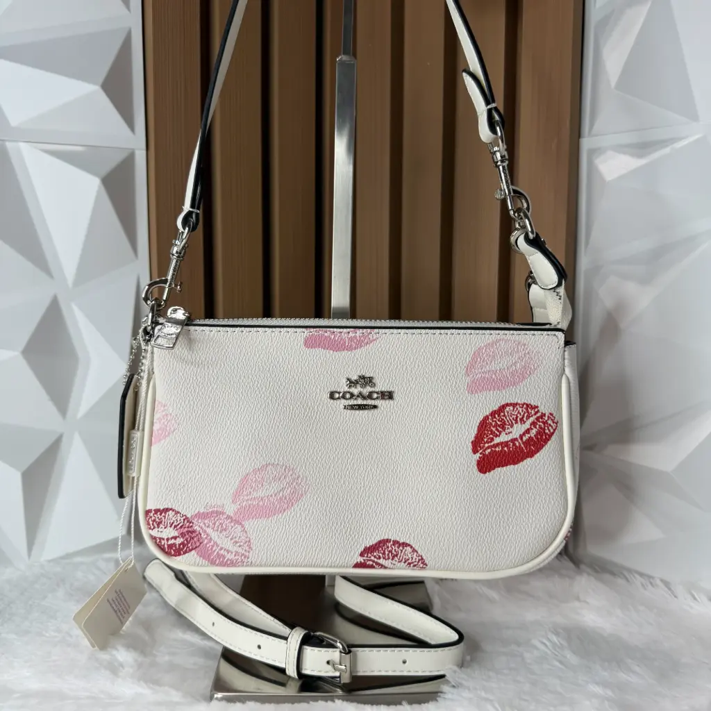 COACH Bolsa Nolita Besos Blanca