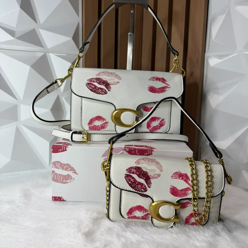 COACH Bolsa Tabby Duo Besos Blanca