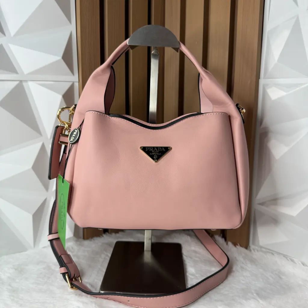 PRADA Bolsa de Mano y Crossbody Rosa