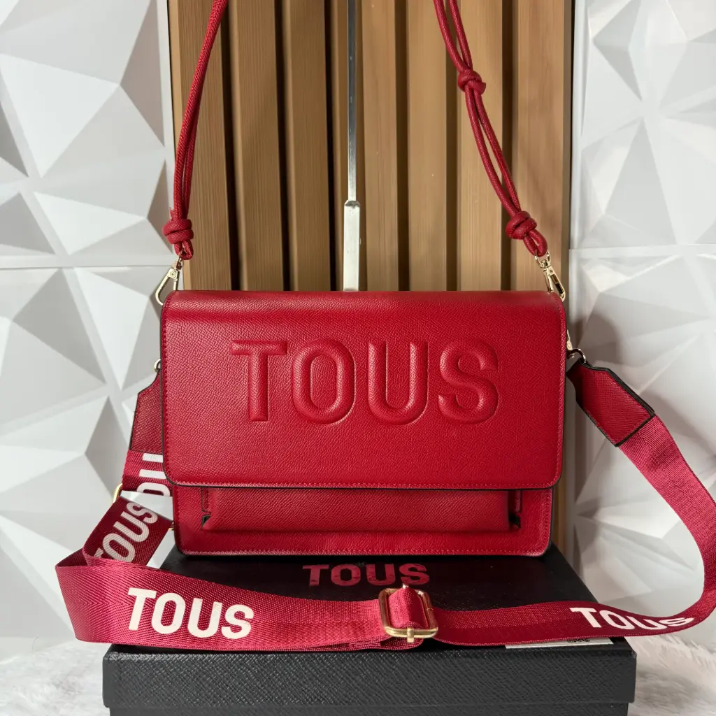 TOUS Bolsa de Hombro y Crossbody Roja
