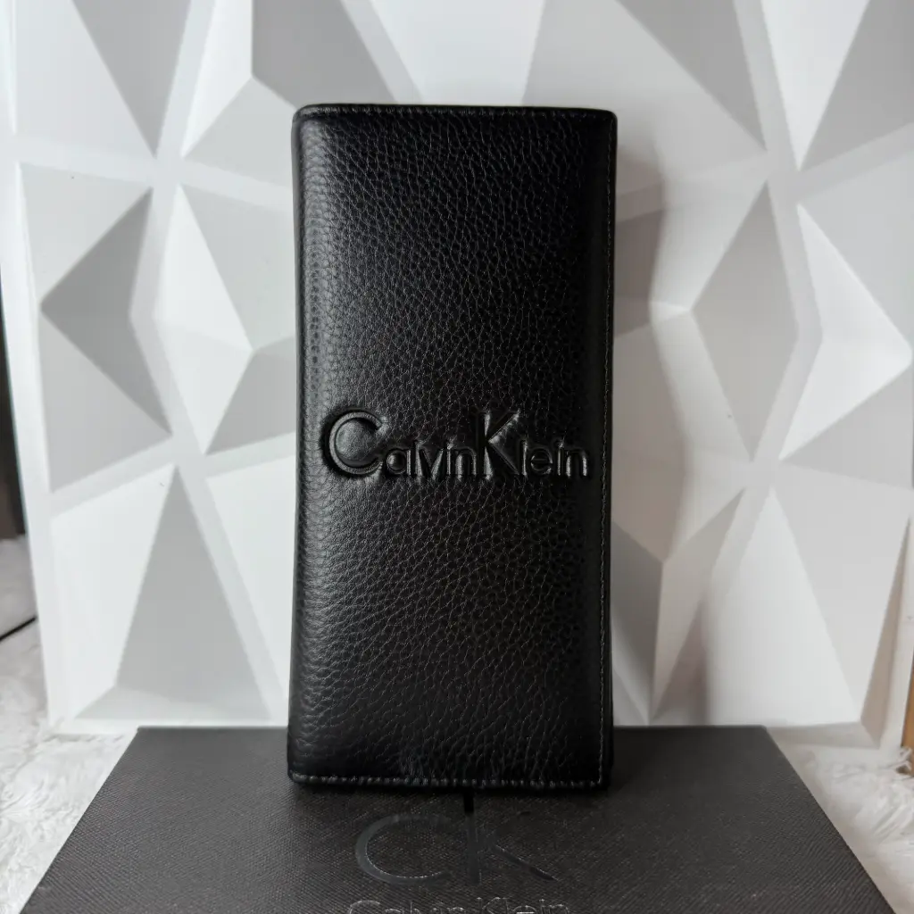 CK Tarjetero Cartera Grande Negro