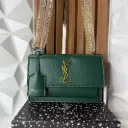 YSL Bolsa Sunset Crossbody Verde