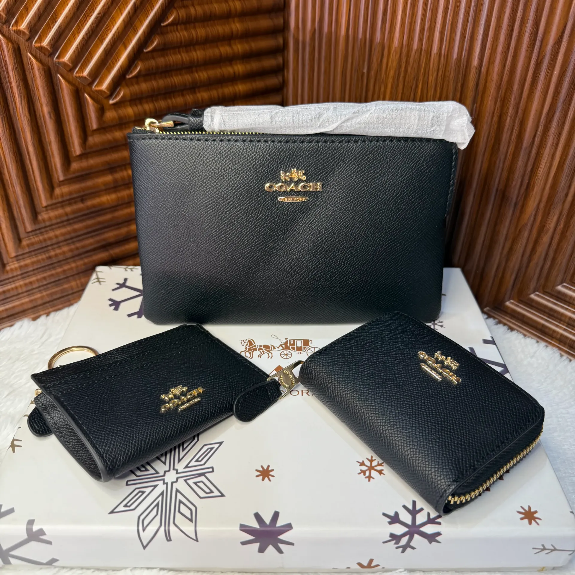 COACH Set de Carteras Negro