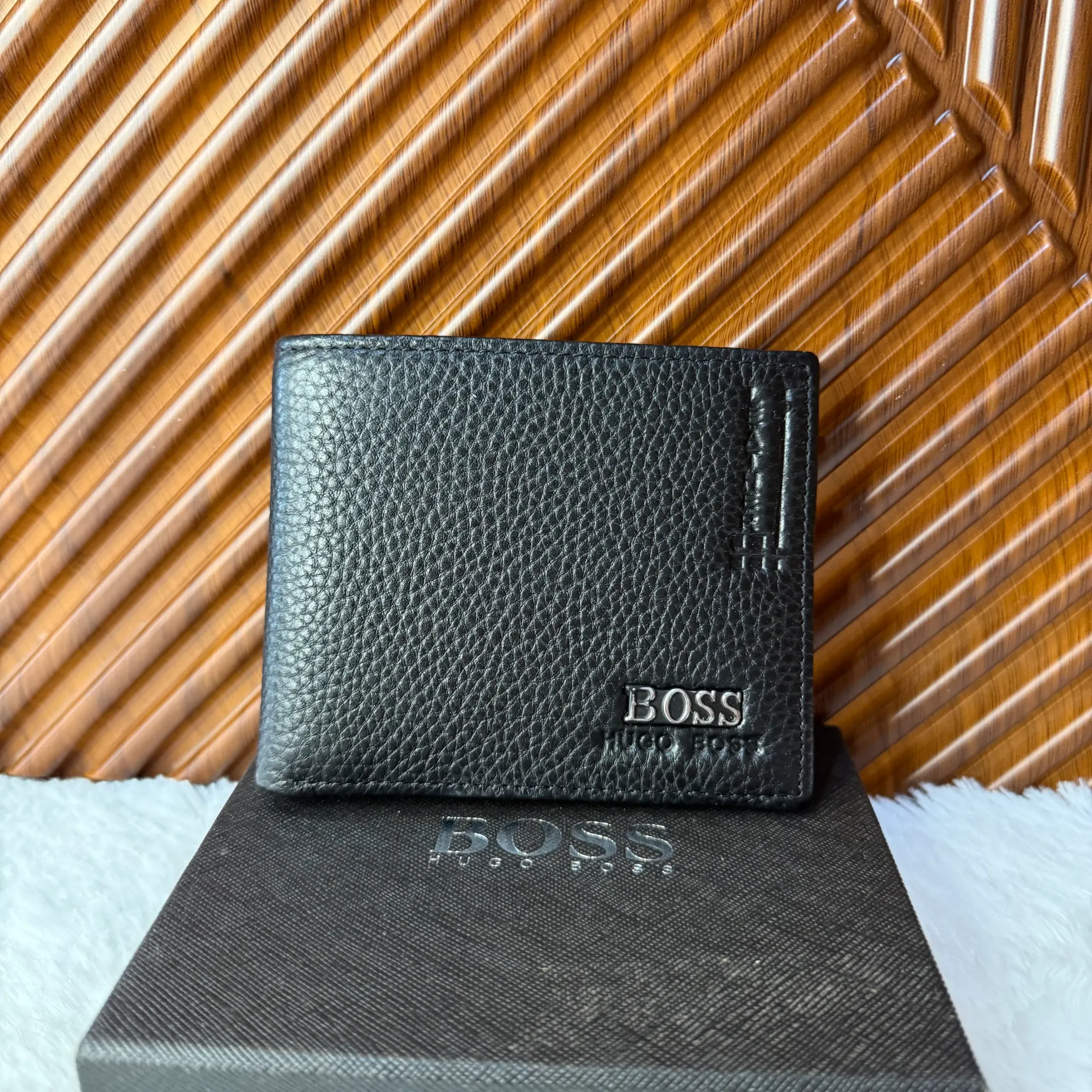 HUGO BOSS Cartera con Detalle de Logo Negra