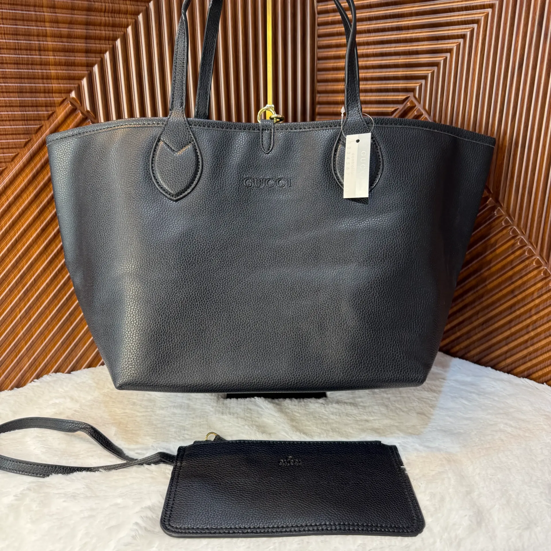 GUCCI Bolsa Totissima Grande Reversible Negra