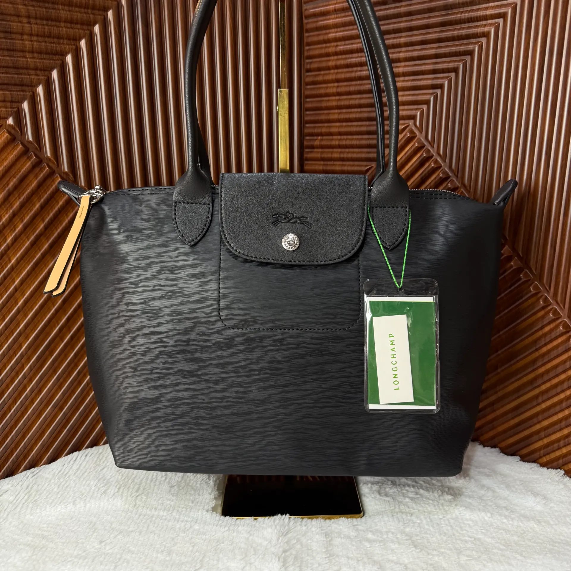 LONGCHAMP Bolsa de Hombro Le Pliage L Negra