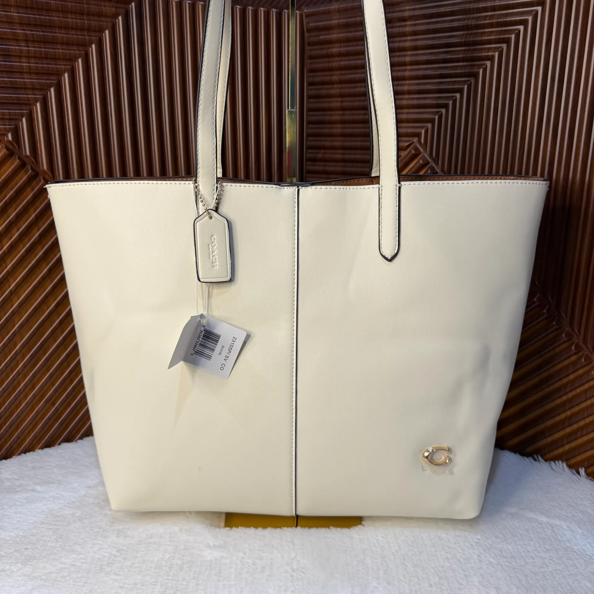 COACH Bolsa City Tote Blanca