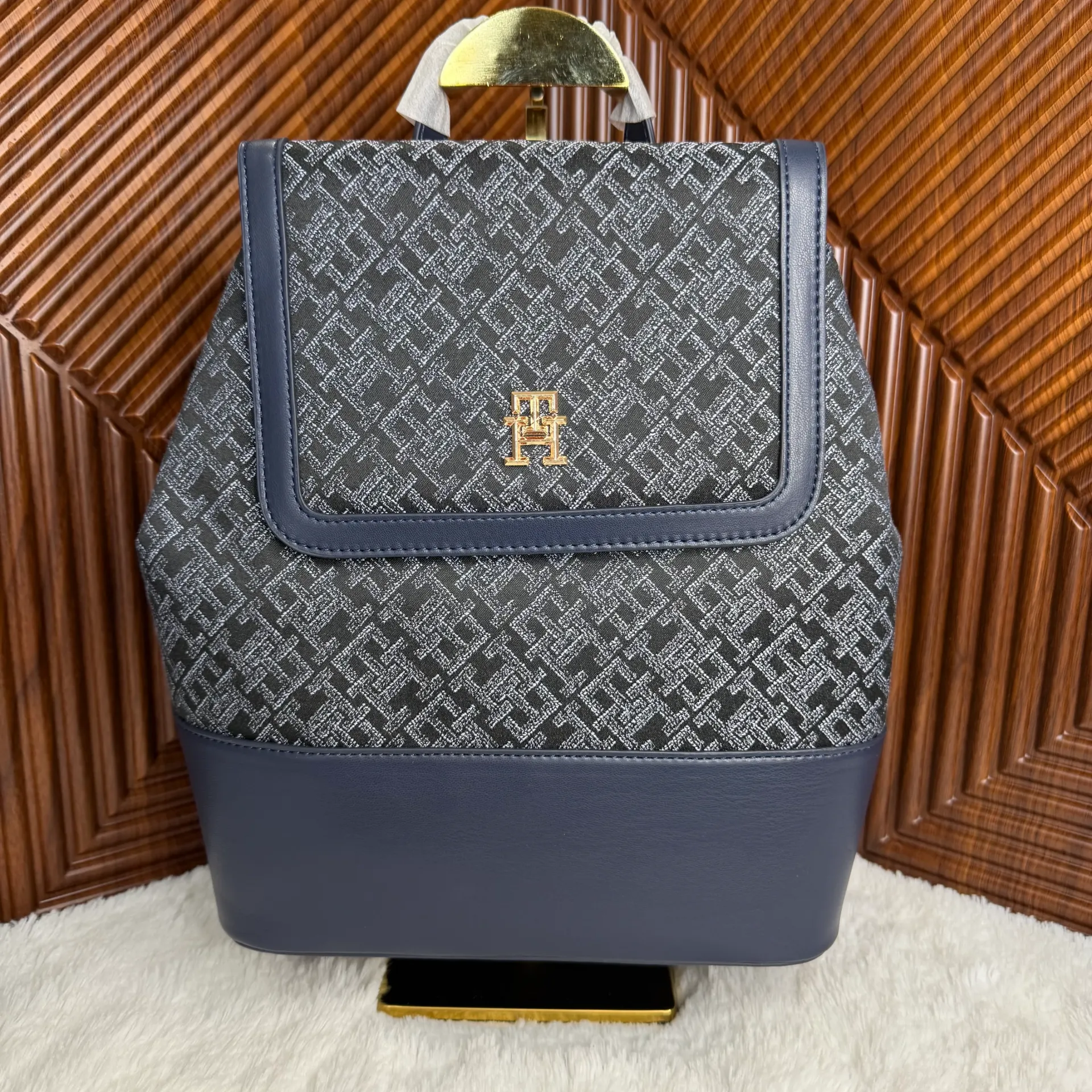 TOMMY HILFIGER Bolso Mochila Azul