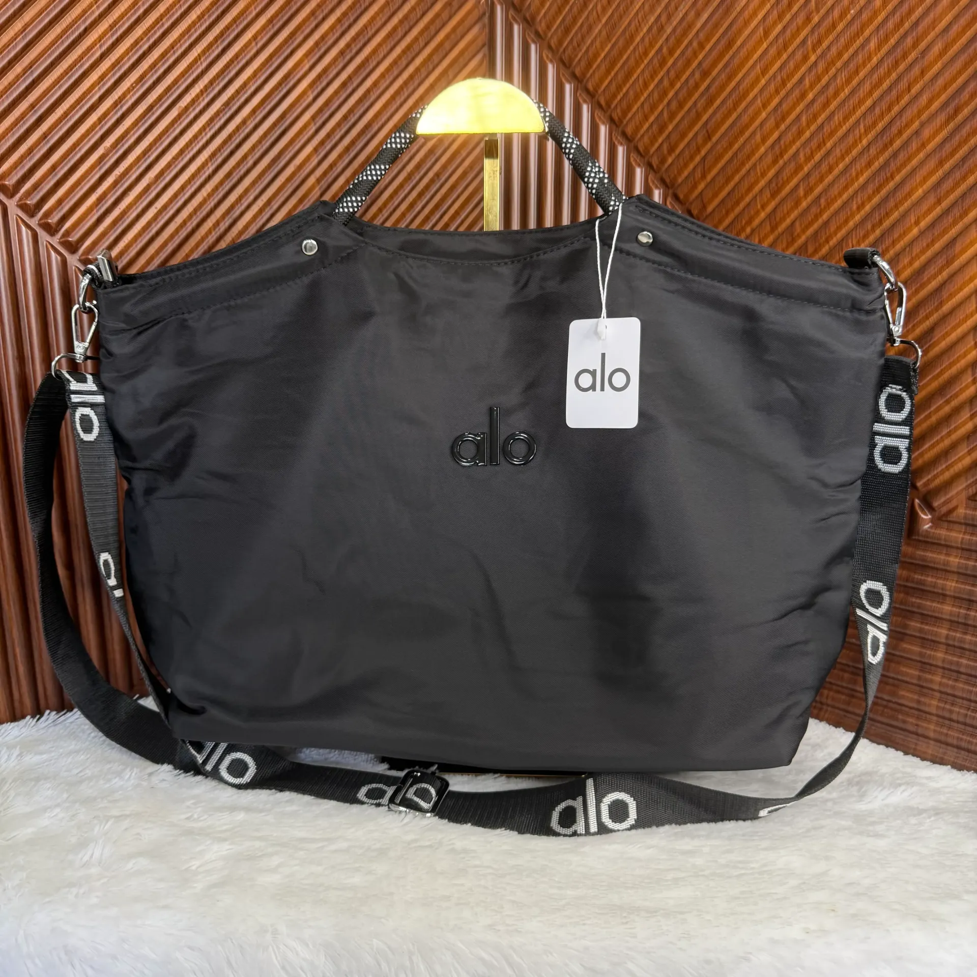 ALO Bolsa Yoga Grande Negra