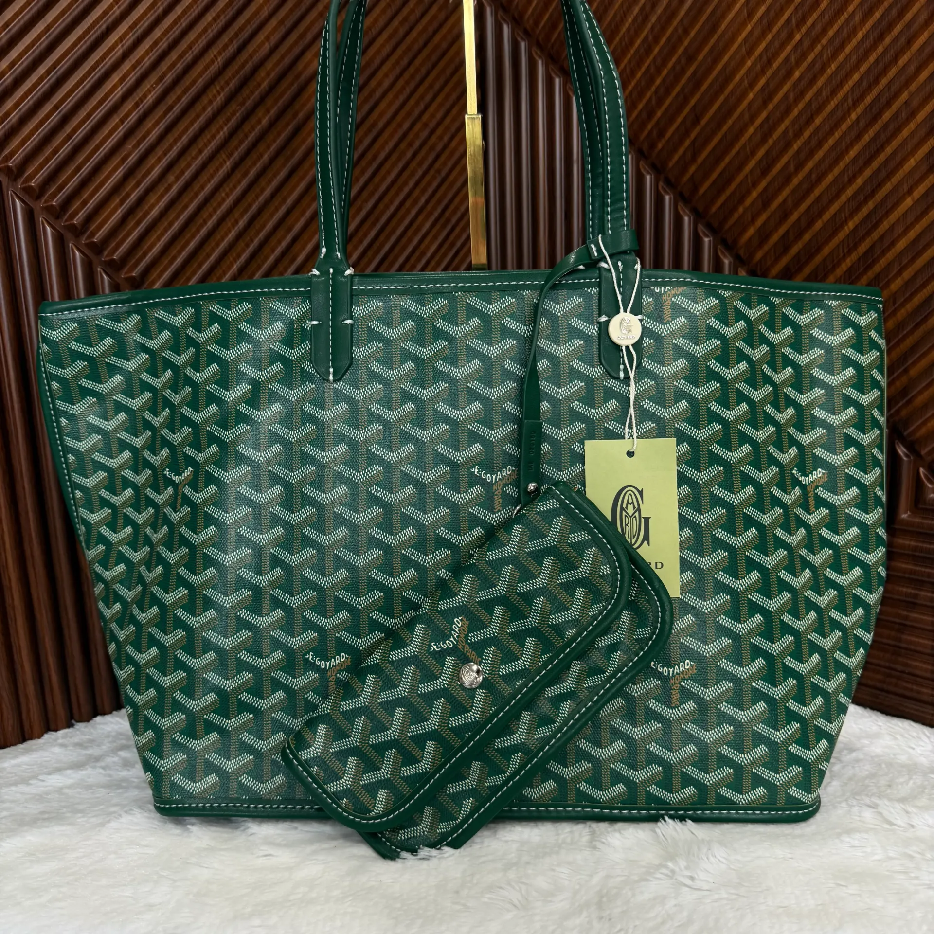 GOYARD Bosa Tote St. Louis Reversible Verde