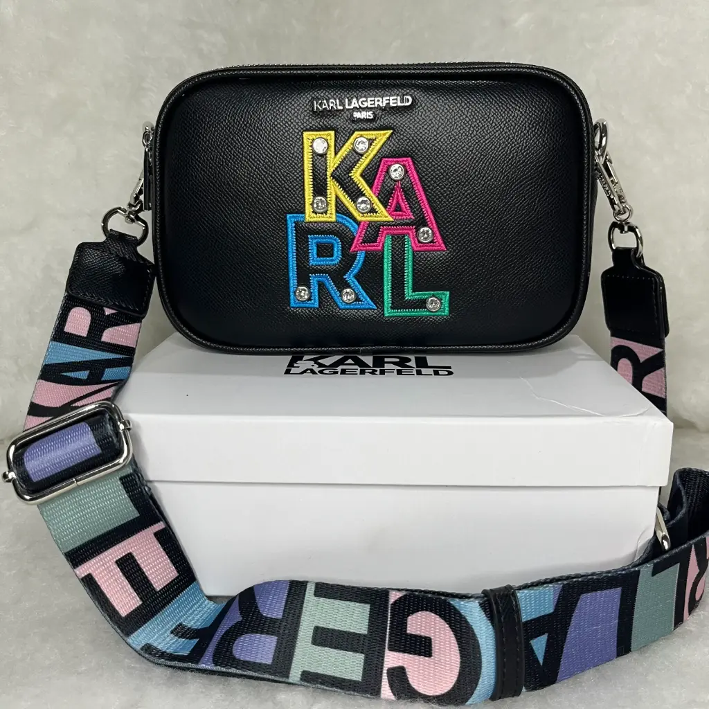 KARL LAGERFELD Bolsa Crossbody Maybelle Negra