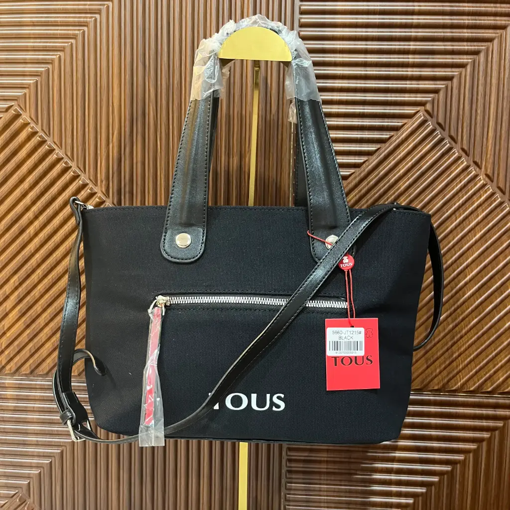 TOUS Bolsa Tote Soft Negra