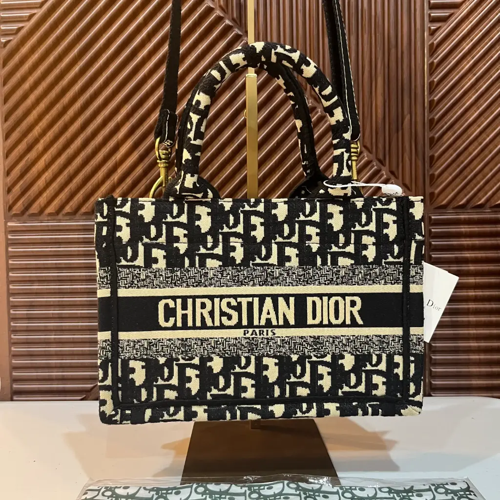 CHRISTIAN DIOR Bolsa Mini Book Tote Azul